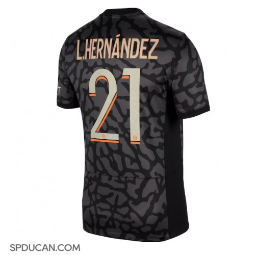 Muški Nogometni Dres Paris Saint-Germain Lucas Hernandez #21 Rezervni 2023-24 Kratak Rukav